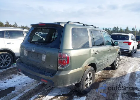 2007 Honda Pilot Ex-L из США, поврежденный, VIN 5FNYF18587B033203